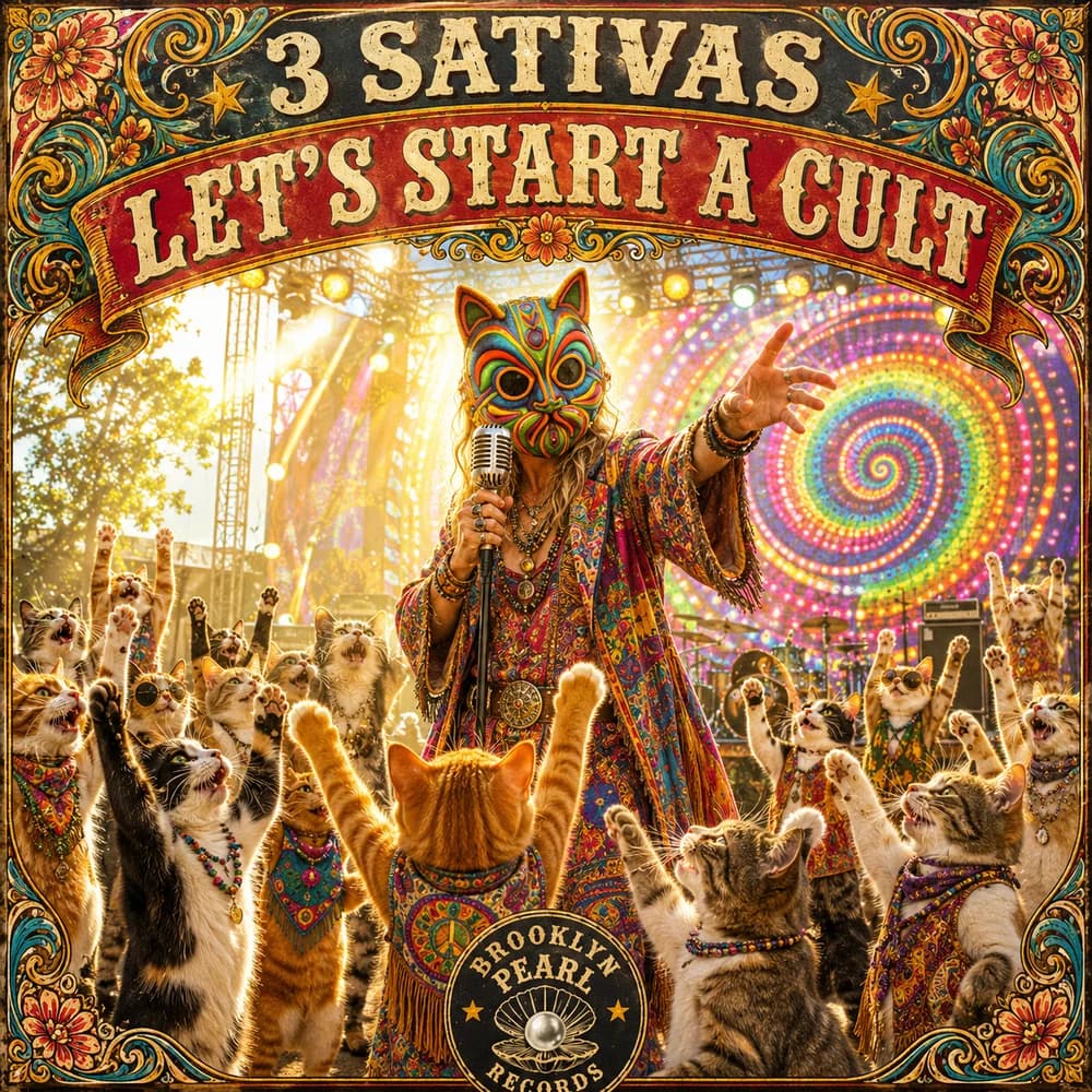 Let’s Start a Cult — 3Sativas single cover